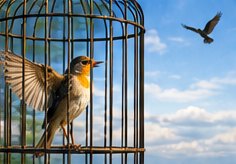 Illustration for I know why the Caged Bird Sings