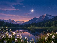 Illustration for To the Evening Star