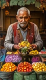Illustration for Vendor of Sweets